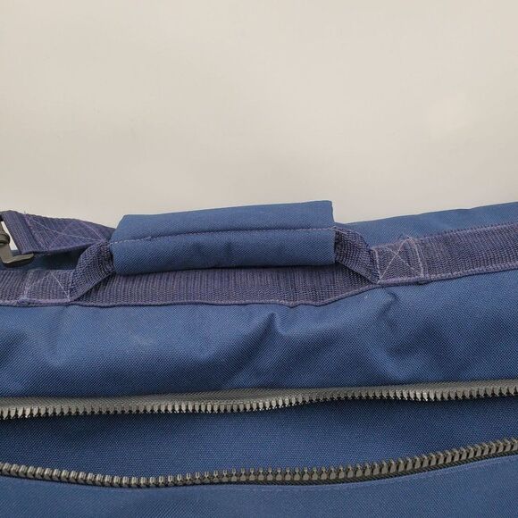 Atlanta Braves Garment Bag Folding Blue Embroidered Custom Sahara Never Used - Picture 5 of 12